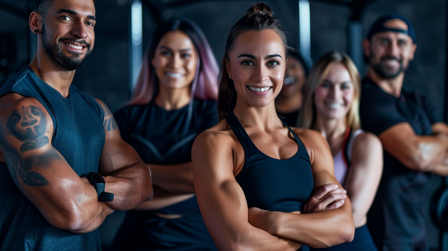 Különböző korú emberek edzése